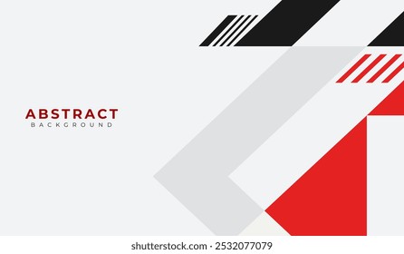 Rot und schwarz abstrakte geometrische Hintergrund Vektorgrafik