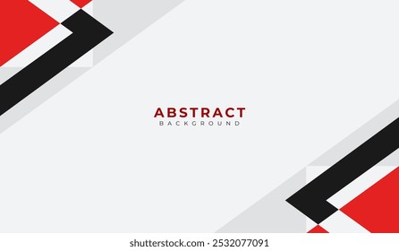 Rot und schwarz abstrakte geometrische Hintergrund Vektorgrafik