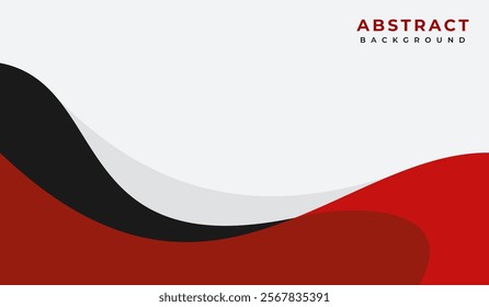 Red and black abstract geometric background vector illustration