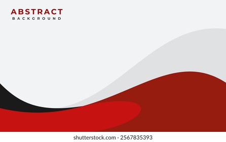 Red and black abstract geometric background vector illustration
