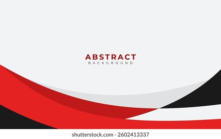 Red and black abstract geometric background vector illustration