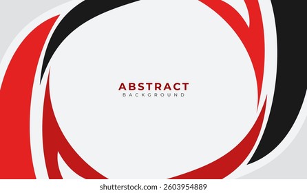 Red and black abstract geometric background vector illustration