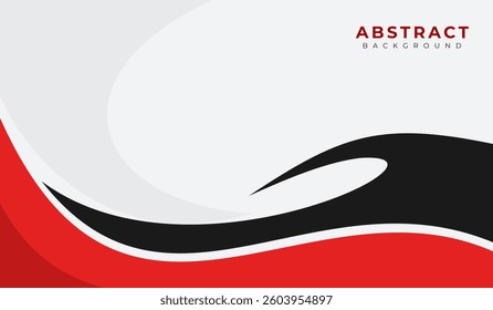 Red and black abstract geometric background vector illustration