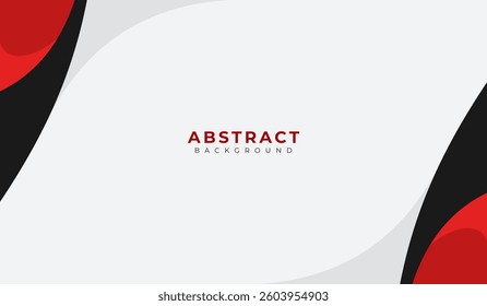 Red and black abstract geometric background vector illustration