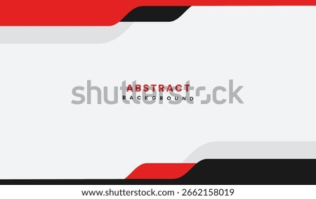 Red and black abstract geometric background vector illustration