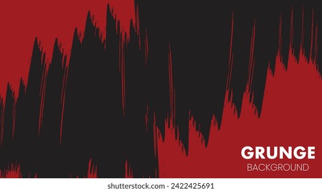 Red and Black Abstract Grunge Background