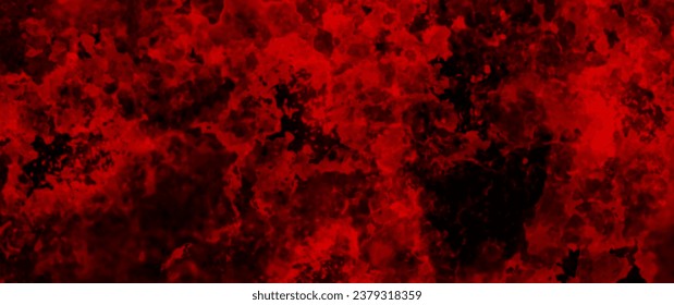 Textura de grunge abstracta roja y negra. Fuego. Textura de peligro vector dibujada a mano. Llama. Planilla para volantes, tarjetas, afiches, portada. Peligroso, accidente.
