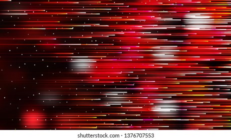 Red and Black Abstract Horizontal Lines Background Vector Graphic