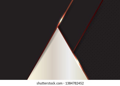 Red and black Abstract material frame layout modern tech with layer design template background