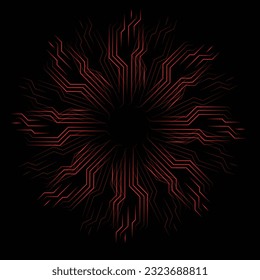 Red and black abstract modern background