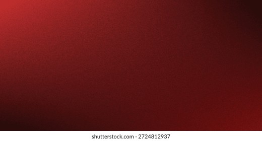 Fundo de gradação suave abstrato vermelho e preto com ruído granulado