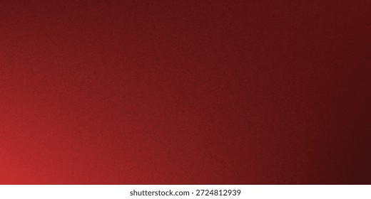 Red and black abstract smooth gradation background with grainy noise