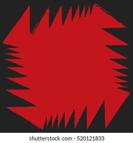 Red black angle aggressive colorful strong abstract background. Seamless pattern vector illustration. Geometric design.