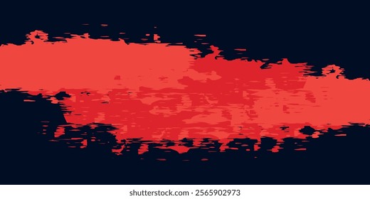 Red and black background, brush strokes, grunge style, minimalist design, eps10.