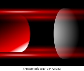 Red and black background curve line for text and message modern web design

