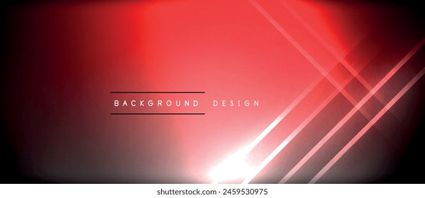 a red and black background with glowing lines on it High quality