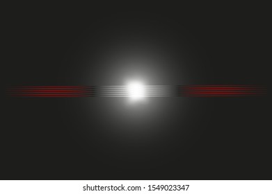 
RED BLACK BANDS AND IN THE MIDDLE LIGHT ON THE BLACK BACKGROUND