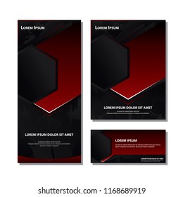 Red Black Banners Pack