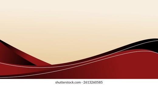 red, black and beige gradient background, free copy space area design. template for banner, poster, social media.