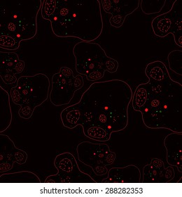 Red black biology background 	