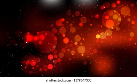 Red and Black Blurry Lights Background