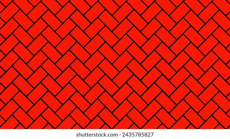 Red and black brick tile wall or floor background