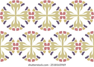 Red, black, and brown embroidery, motif ethnic ikat seamless textile illustration, print striped ornament, pattern, design for wrapping, silk, scarf, clothing, background, textile, carpets, curtains.