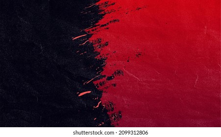 Red and black brush stroke banner background perfect for canva Free Photo