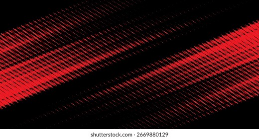 rojo negro cepillo abrigo coche pegatina patrón abstracto Anuncio líneas deportivas rojo negro combinación de color grunge cepillo patrón racing diseño de la motocicleta, Eps 10, Ilustración vectorial.