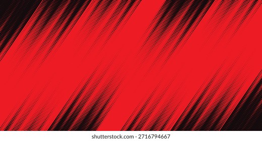 vermelho e preto escova envoltório carro adesivo padrão abstrato banner desportivo linhas vermelho e preto cor combinação grunge escova moderno padrão automobilista design.