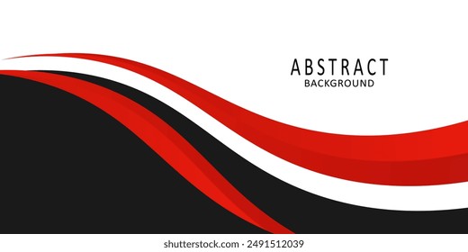 Red and black business banner background
