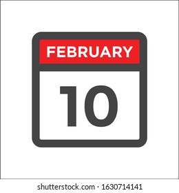 Red and black calendar icon w day of month