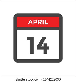 Red and black calendar icon w day of month