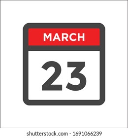 Red and black calendar icon w day of month
