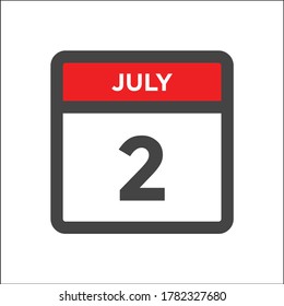 Red and black calendar icon w day of month