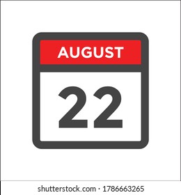Red and black calendar icon w day of month