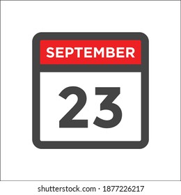 Red and black calendar icon w day of month