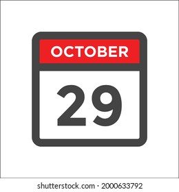 Red and black calendar icon w day of month