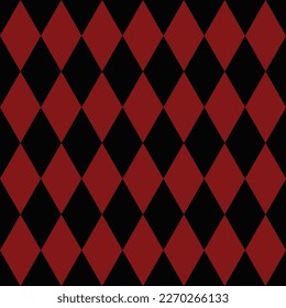 motif rouge et noir à carreaux. Motif de papier Carnaval Retro Design. Papier rouge