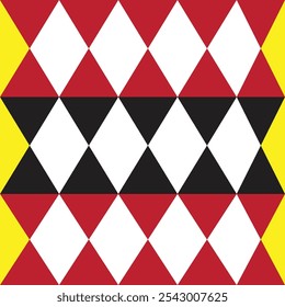 A red and black checkered pattern with a black and red squares