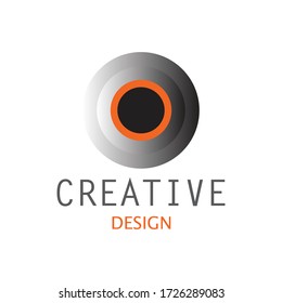 Red Black Circle Design Logo Stock Vector (Royalty Free) 1726289083 ...