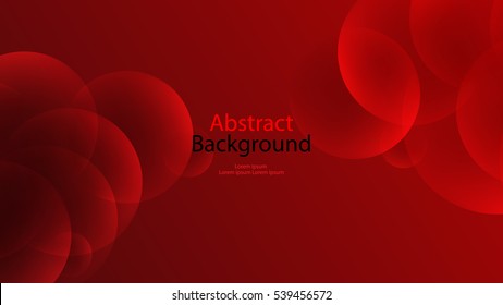 Red and black color background abstract art vector 