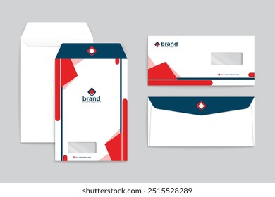 Rot-Schwarz-Umschlagdesign