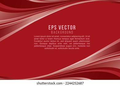 Red and black color geometric background abstract art vector