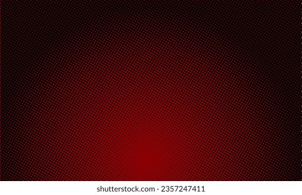 Red and black color gradient halftone background. Creative concept for black friday event theme. Vector trendy pop art design