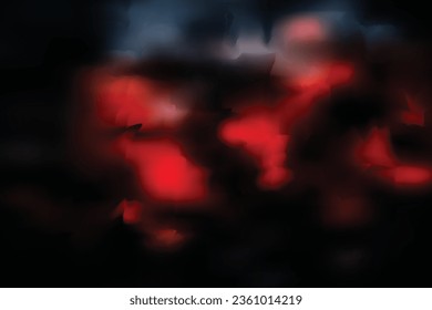 A red and black colour abstract background 