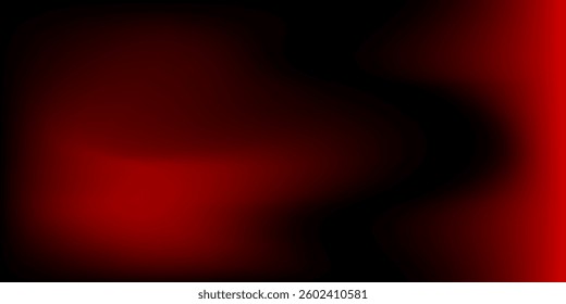 Red and black colour curve colour gradient minimal blurry background vector illustration.
