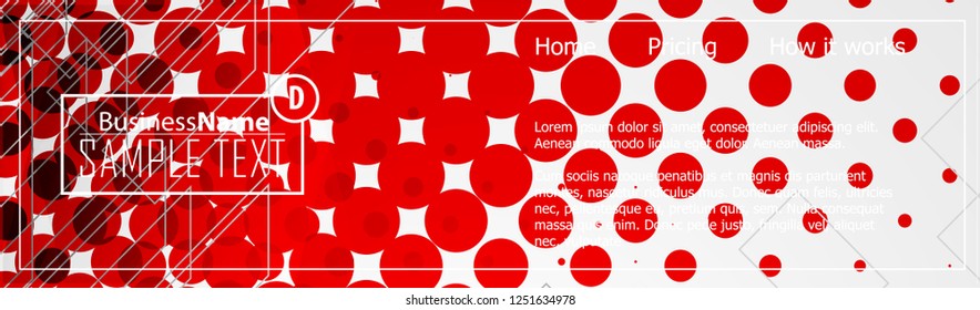 Red and black contrast abstract technology background. Vector corporate design. Abstract tech corporate red contrast background. Vector geometric illustration for flyers, brochures, web graphic design