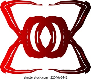 diseño de logotipo rojo fresco