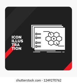 Red and Black Creative presentation Background for Game, strategic, strategy, tactic, tactical Glyph Icon